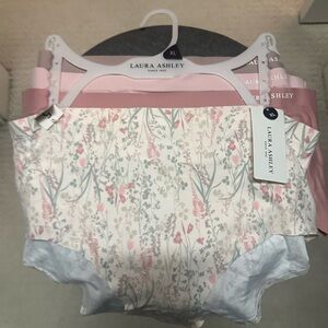 Laura Ashley Blush and Cream Floral Dress